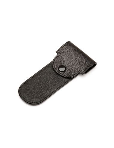 Etui Rasoir en Cuir Noir