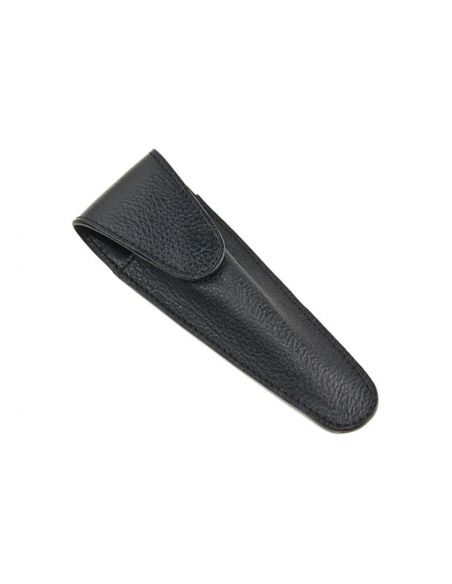 Etui Rasoir Mach3 en Cuir Noir