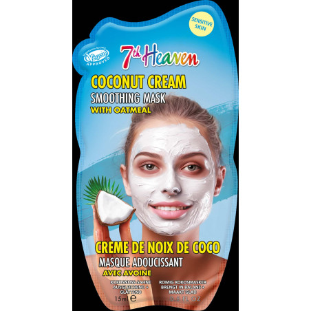 7TH MASQUE VISAGE CREME A LA NOIX DE COCO