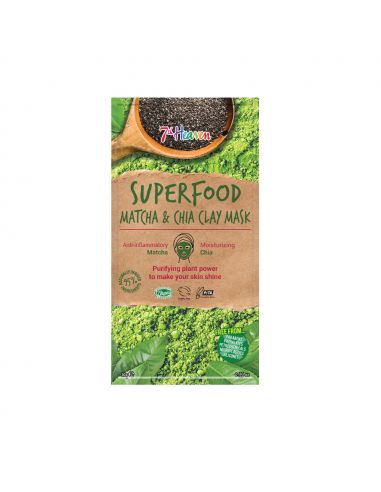 Masque visage SuperFood - Argile au Matcha & Chia