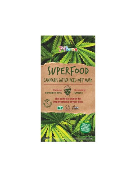 Masque visage SuperFood - Chanvre & Curcuma