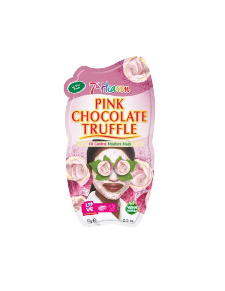 Masque visage boue truffe chocolat rose
