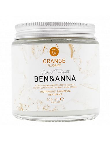 Dentifrice en pot SENSITIVE ORANGE AVEC FLUOR - 100mL
