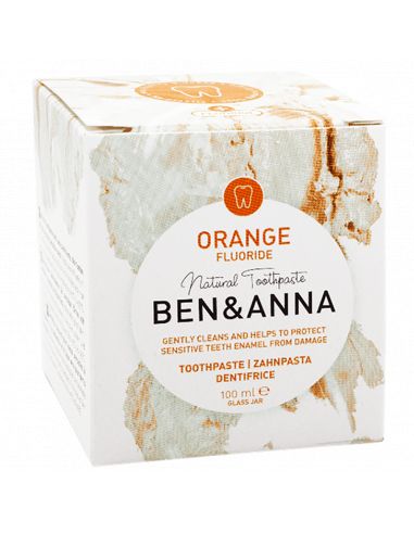 Dentifrice en pot SENSITIVE ORANGE AVEC FLUOR - 100mL